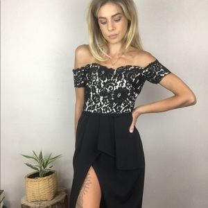 NEW off the shoulder LBD cocktail sheath dress